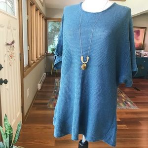 Eileen Fisher short sleeved loose sweater
